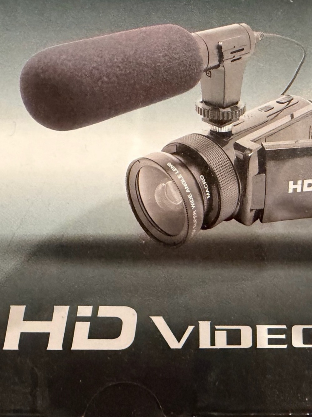 NWT HD Video Camera with External Microphone
